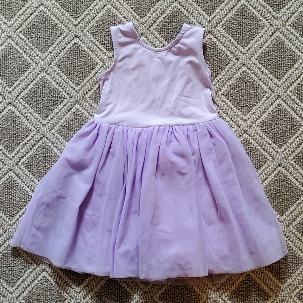 Hanna Andersson light purple tulle dress, size 5
